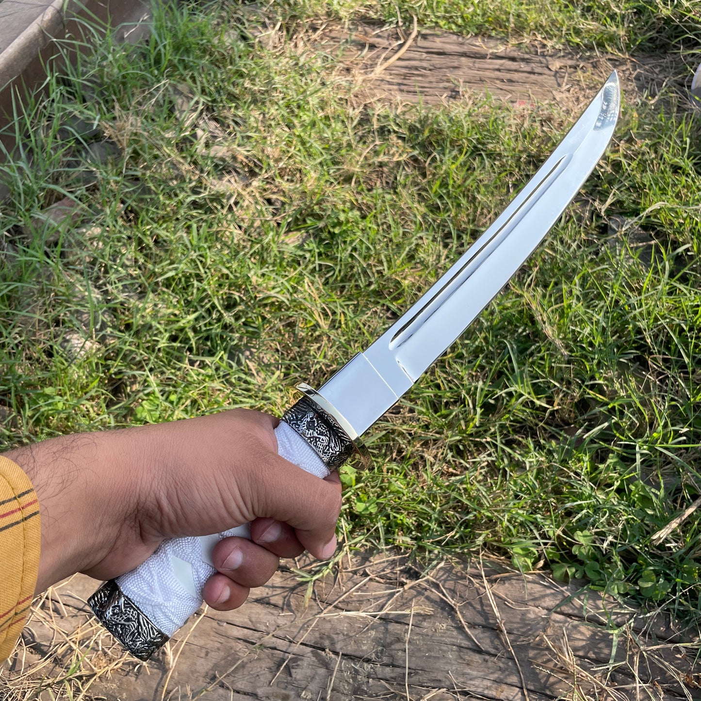 Custom 18" Japanese Tanto Knife, Premium Tactical Hunter Knife