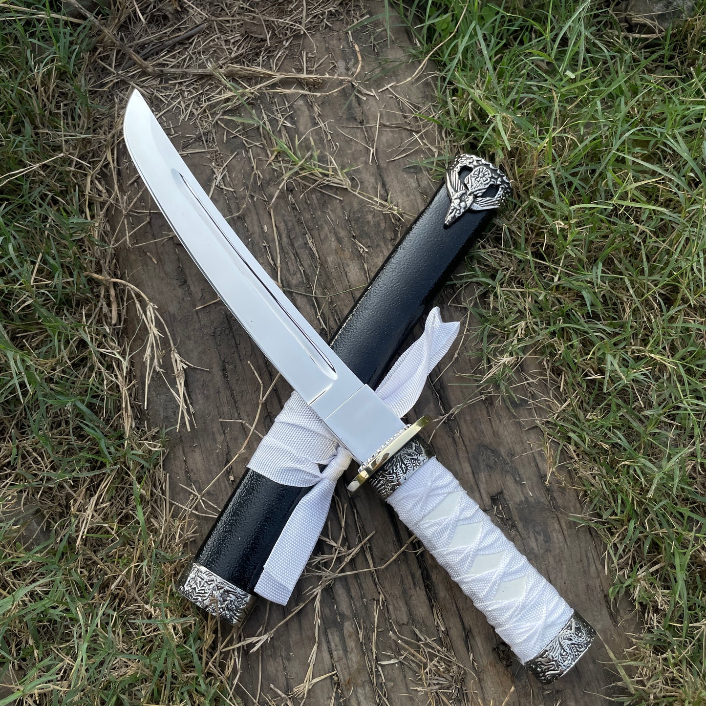 Custom 18" Japanese Tanto Knife, Premium Tactical Hunter Knife