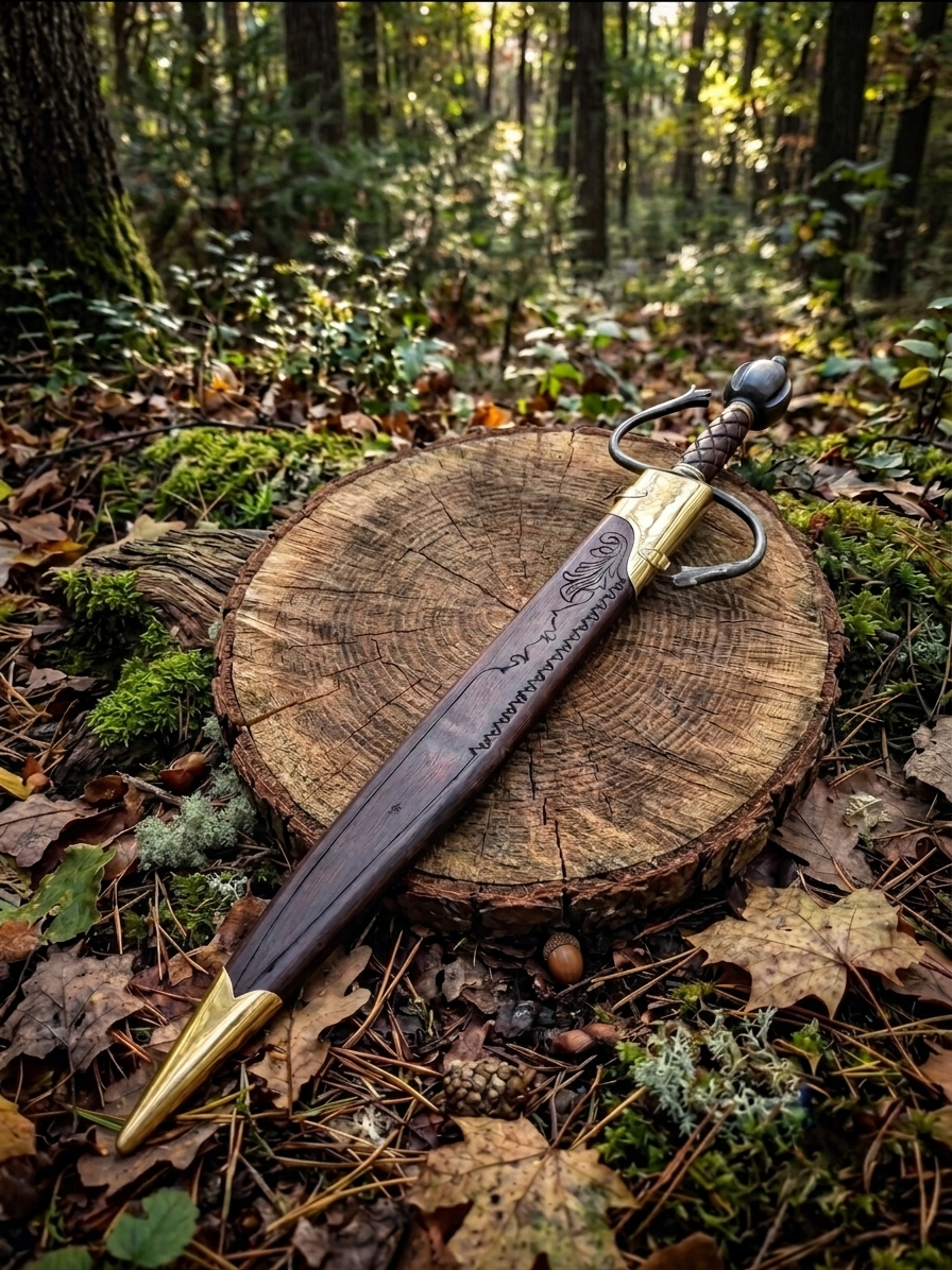 Handmade Medieval Sword, Longsword Display Prop, Fantasy Greatsword for LARP Cosplay, Anniversary Gift for Him
