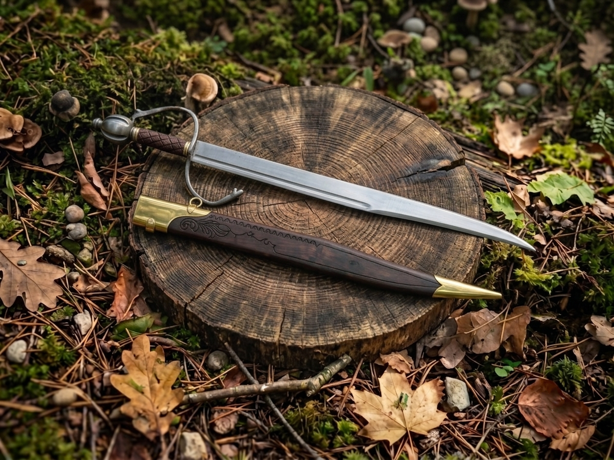 Handmade Medieval Sword, Longsword Display Prop, Fantasy Greatsword for LARP Cosplay, Anniversary Gift for Him