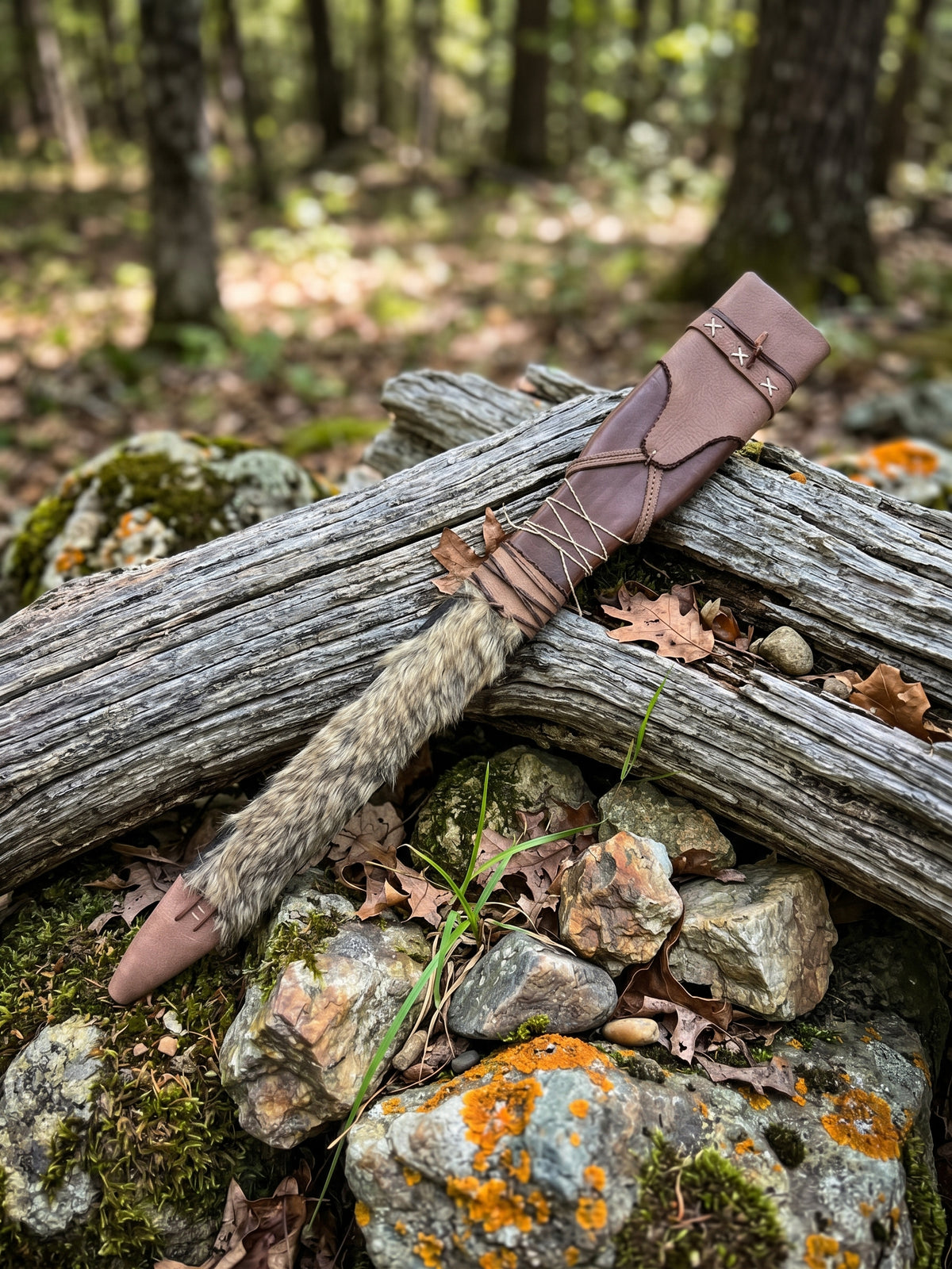 Decorative 1085 carbon steel sword side profile
