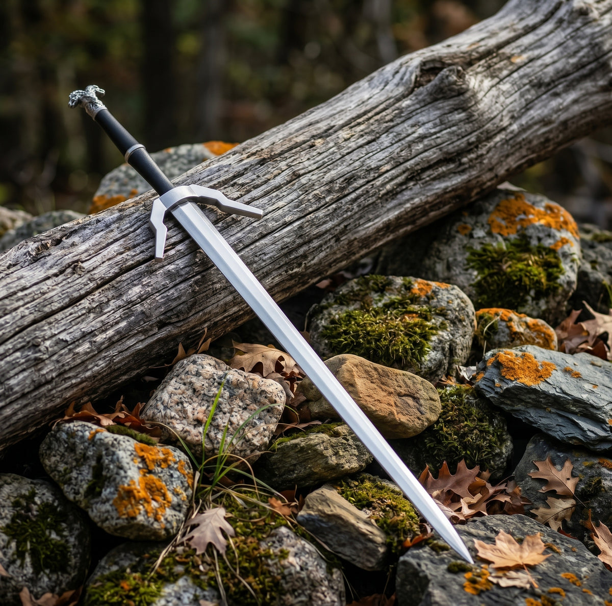 Lightweight fantasy sword costume prop side view
