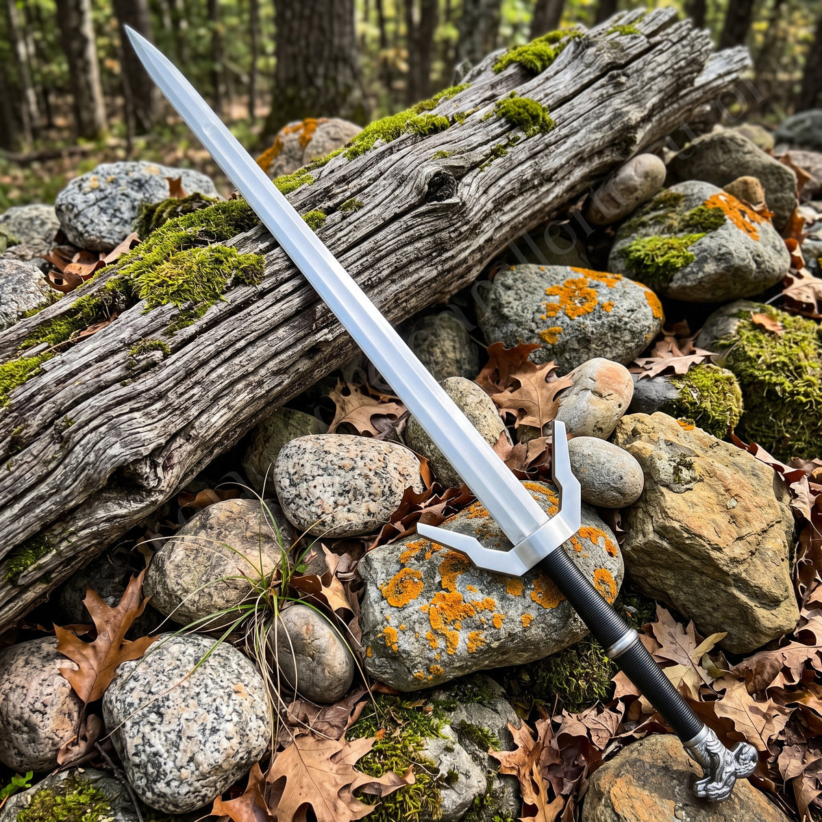 Handmade PU foam fantasy costume sword full view