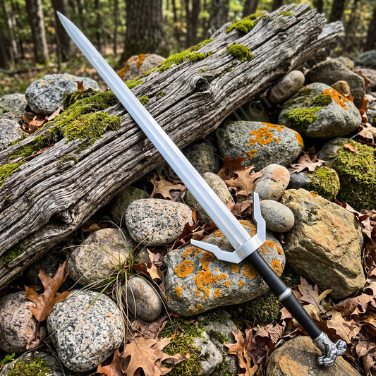 Handmade PU foam fantasy costume sword full view