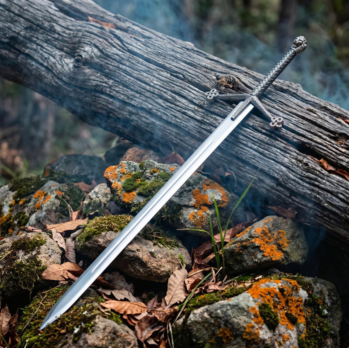 J2 steel Highland display sword side profile