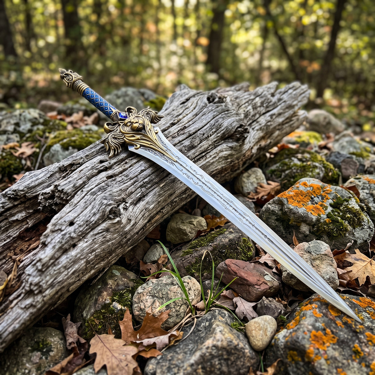 Fantasy mini sword model full product view