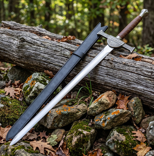 Handmade Scottish clan display sword full view