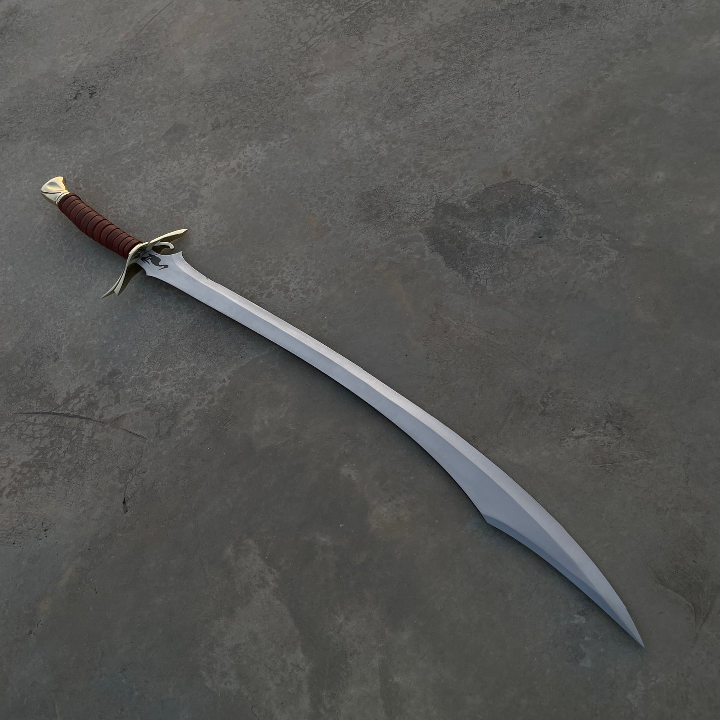 Custom Handmade Heron Marked Sword with Scabbard, Best Gift For Christmas,Halloween Gift