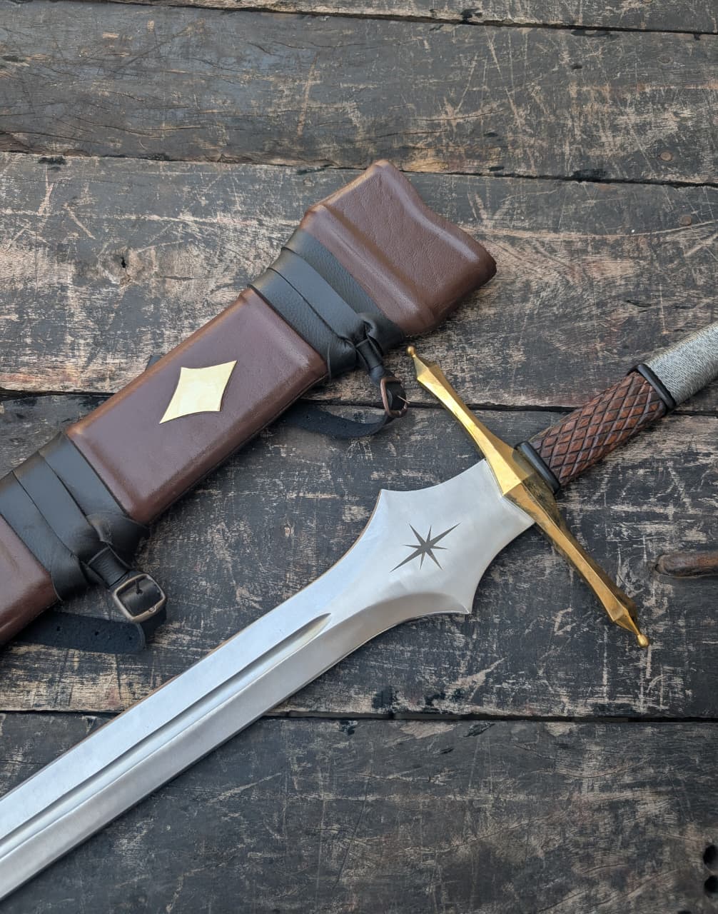 Handmade Fallen Star Longsword, Fantasy Cosplay Sword