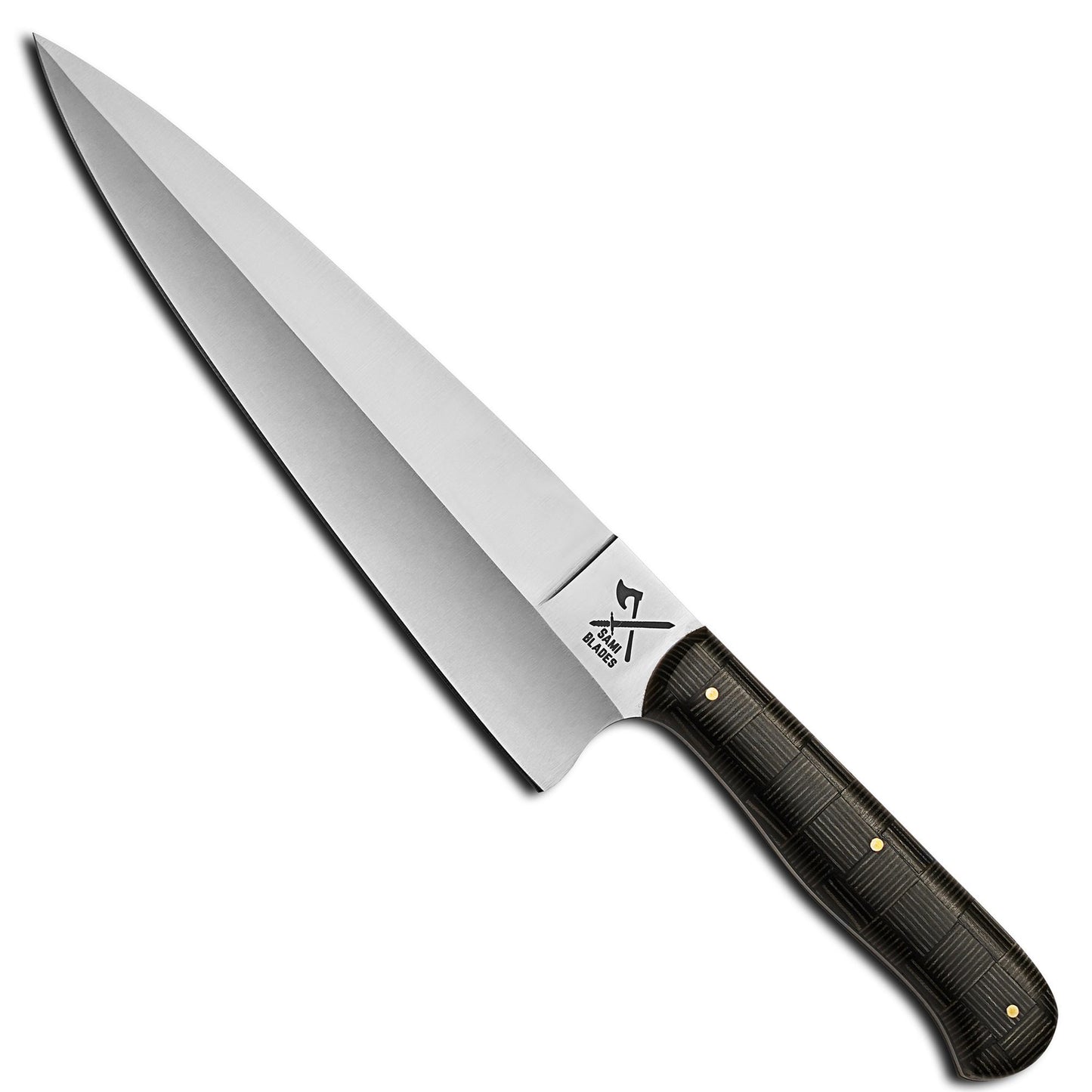 Professional Kitchen Chef Knife,13 Inch Stainless Steel Blade, 8 Inch Sharp Dull Polish Kitchen Knife with Micarta Handle for Meat Cutting & Cooking