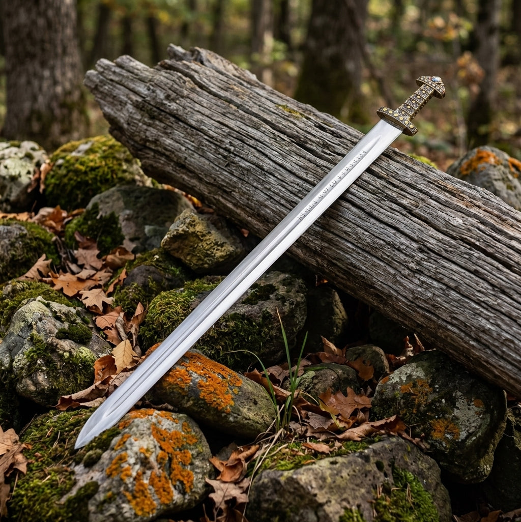  Handmade Viking display sword with Norse inspired details