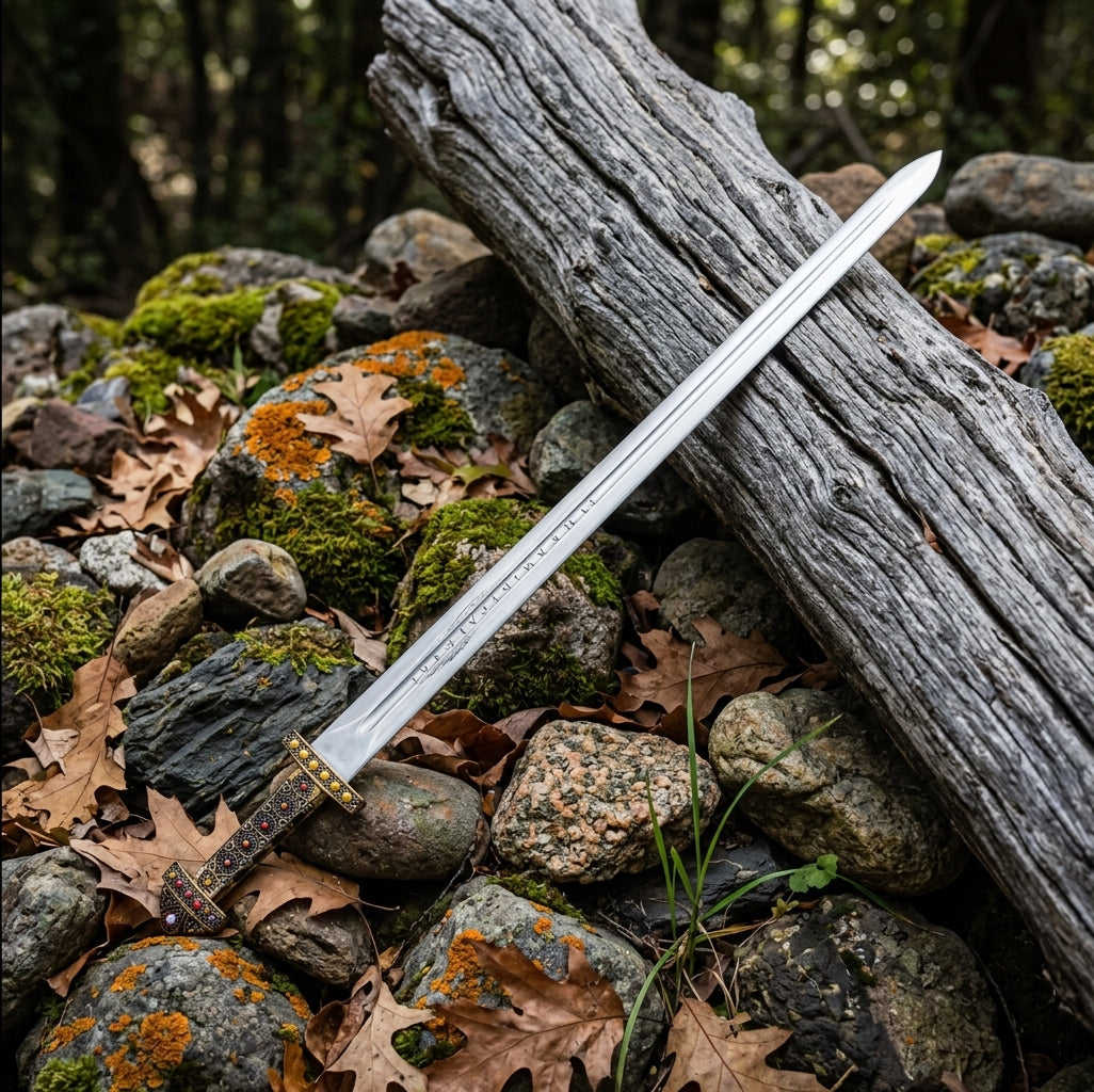 Handmade Norse sword and matching scabbard