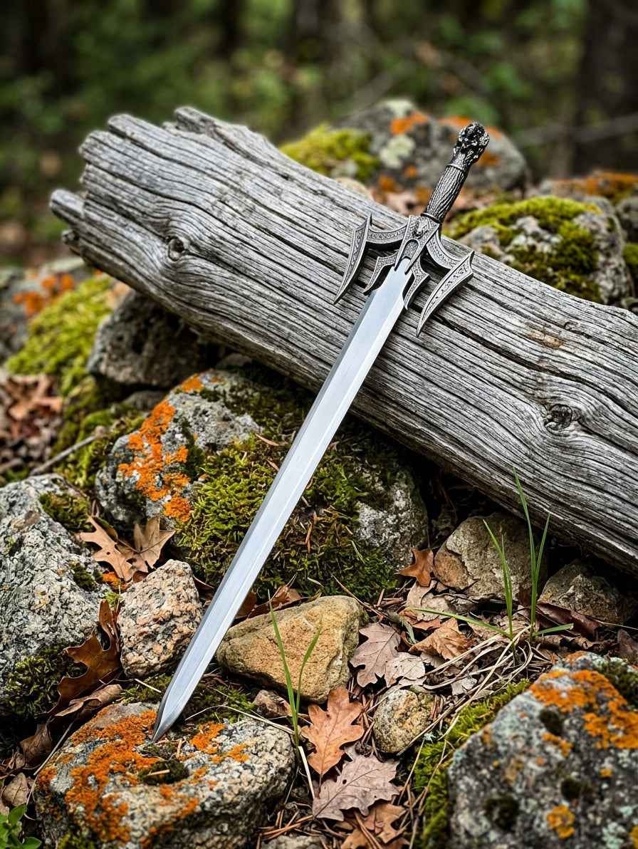 Handmade Viking sword full side profile