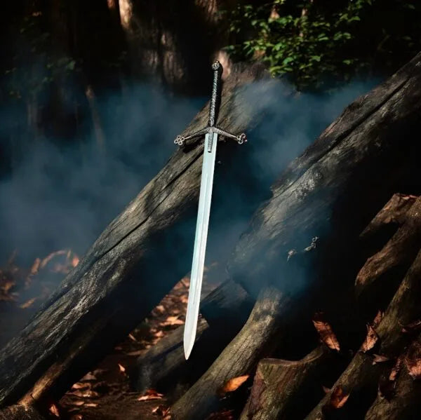 Scottish Highland sword blade closeup