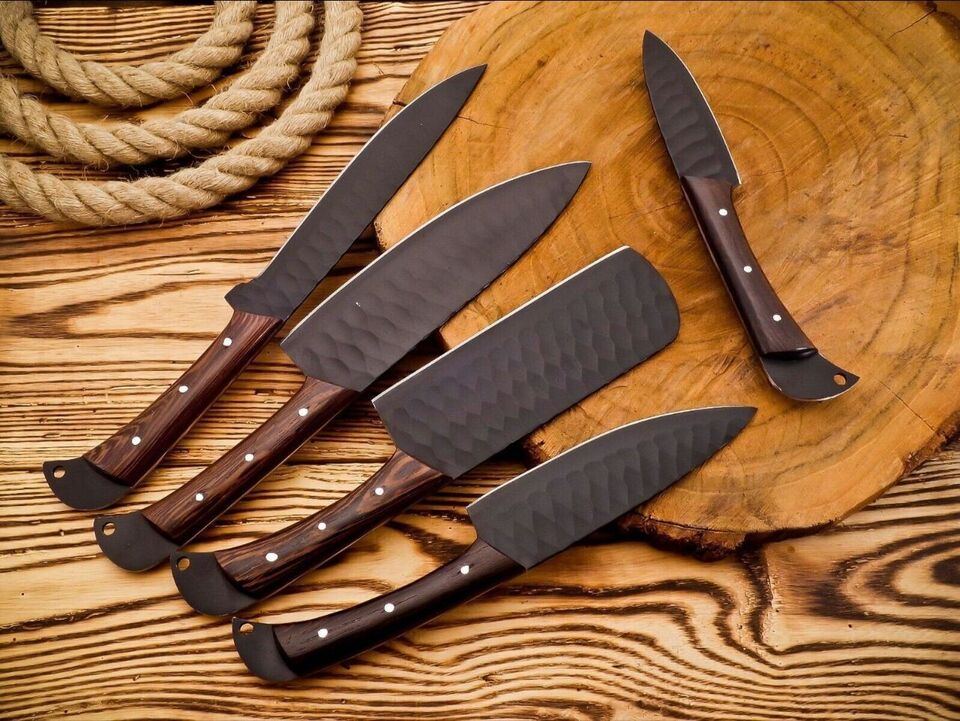 Coated stainless steel chef knife