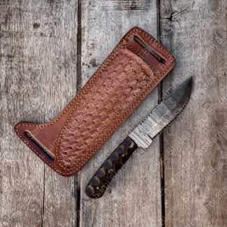 Handmade Damascus Steel 4 inches Blade with Micarta Handle