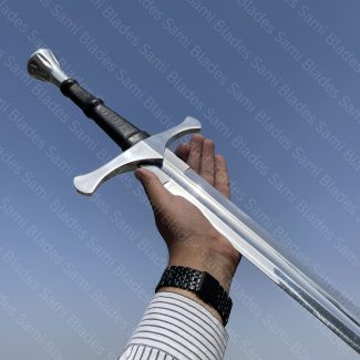sword in hand of human