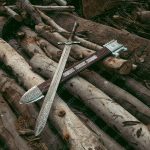 Handmade Damascus Sword, Hand Forged Damascus Steel Sword with Scabbard,