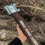 Handmade Damascus Sword, Hand Forged Damascus Steel Sword with Scabbard,