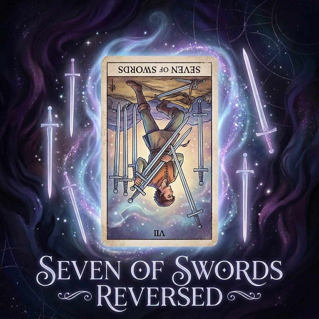 seven of swords reversed