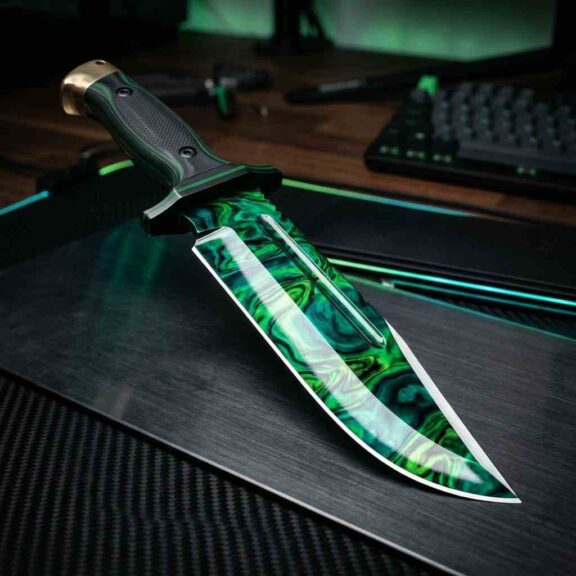 bowie knife gamma doppler